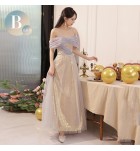女裝禮服裙網紗亮片長裙