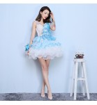 少女禮服裙吊帶露背派對短裙