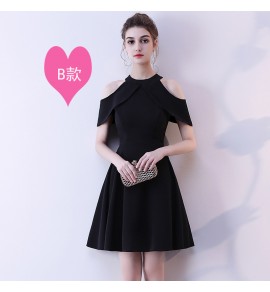 少女禮服裙黑色派對短裙