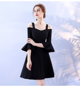 少女禮服裙黑色派對短裙