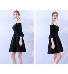 少女禮服裙黑色派對短裙