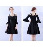 少女禮服裙黑色派對短裙