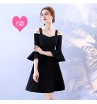 少女禮服裙黑色派對短裙
