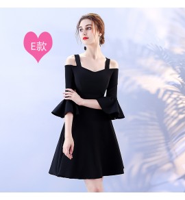 少女禮服裙黑色派對短裙