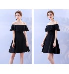 少女禮服裙黑色派對短裙