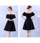 少女禮服裙黑色派對短裙