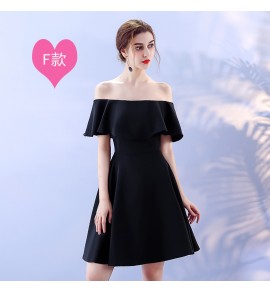 少女禮服裙黑色派對短裙