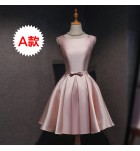 少女禮服裙粉色聚會短裙