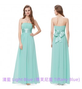 晚裝禮服裙抹胸露背宴會長裙