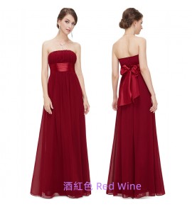 晚裝禮服裙抹胸露背宴會長裙