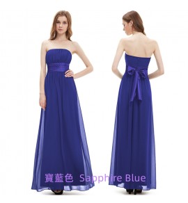 晚裝禮服裙抹胸露背宴會長裙