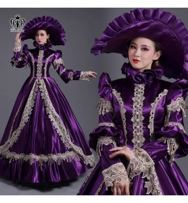 女裝晚禮服裙英倫復古歐洲宮廷式長裙