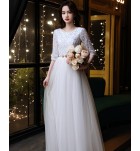 少女禮服裙V領紗裙演出長裙