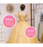 晚裝禮服裙單肩露背長裙