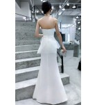 晚裝禮服抹胸露背長裙