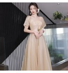 少女晚裝裙派對長款連身裙