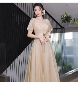 少女晚裝裙派對長款連身裙