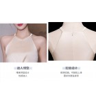 晚裝禮服香檳色緞面宴會長裙