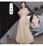 少女晚裝裙派對長款連身裙