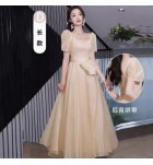 少女晚裝裙派對長款連身裙