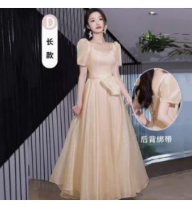 少女晚裝裙派對長款連身裙