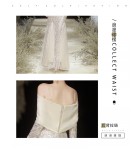 晚裝禮服裙吊帶亮片魚尾長裙