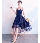晚裝禮服宴會派對前短後長連身裙