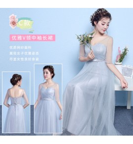 少女禮裝裙派對長款連身裙