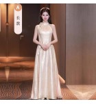 少女禮服裙香檳色長裙
