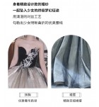 少女禮服裙一字肩宴會長裙