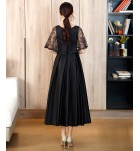 少女禮服裙網紗披肩長裙