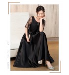 少女禮服裙網紗披肩長裙