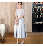 少女禮服裙網紗披肩長裙