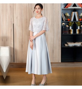 少女禮服裙網紗披肩長裙