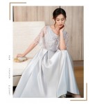 少女禮服裙網紗披肩長裙
