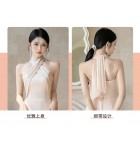 少女禮服裙香檳色宴會長裙