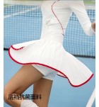 運動服立領長袖外套上衣百摺裙兩件套