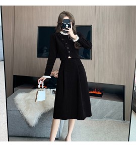 女裝燈心絨套裝裙兩件套