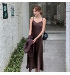 女裝吊帶連身裙長袖襯衫外套兩件套