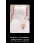 婚紗禮服抹胸齊地禮服裙