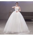 婚紗禮服抹胸齊地禮服裙